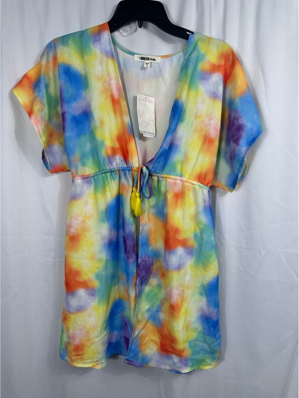 Miken Swim Tie-Dye Cover Up Dress XS